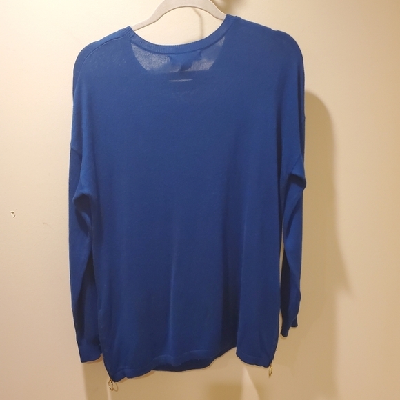 Joan Vass New York women's blue sweater size S - Picture 5 of 8